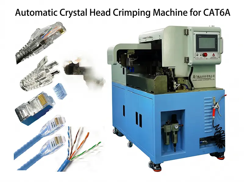 Máquina Automática de Crimpado de Cabezales RJ45 WPM-CAT6A