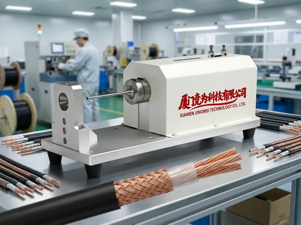 Máquina Automática de Corte de Malla Trenzada para Eliminación de Blindaje de Cable JW-1158X