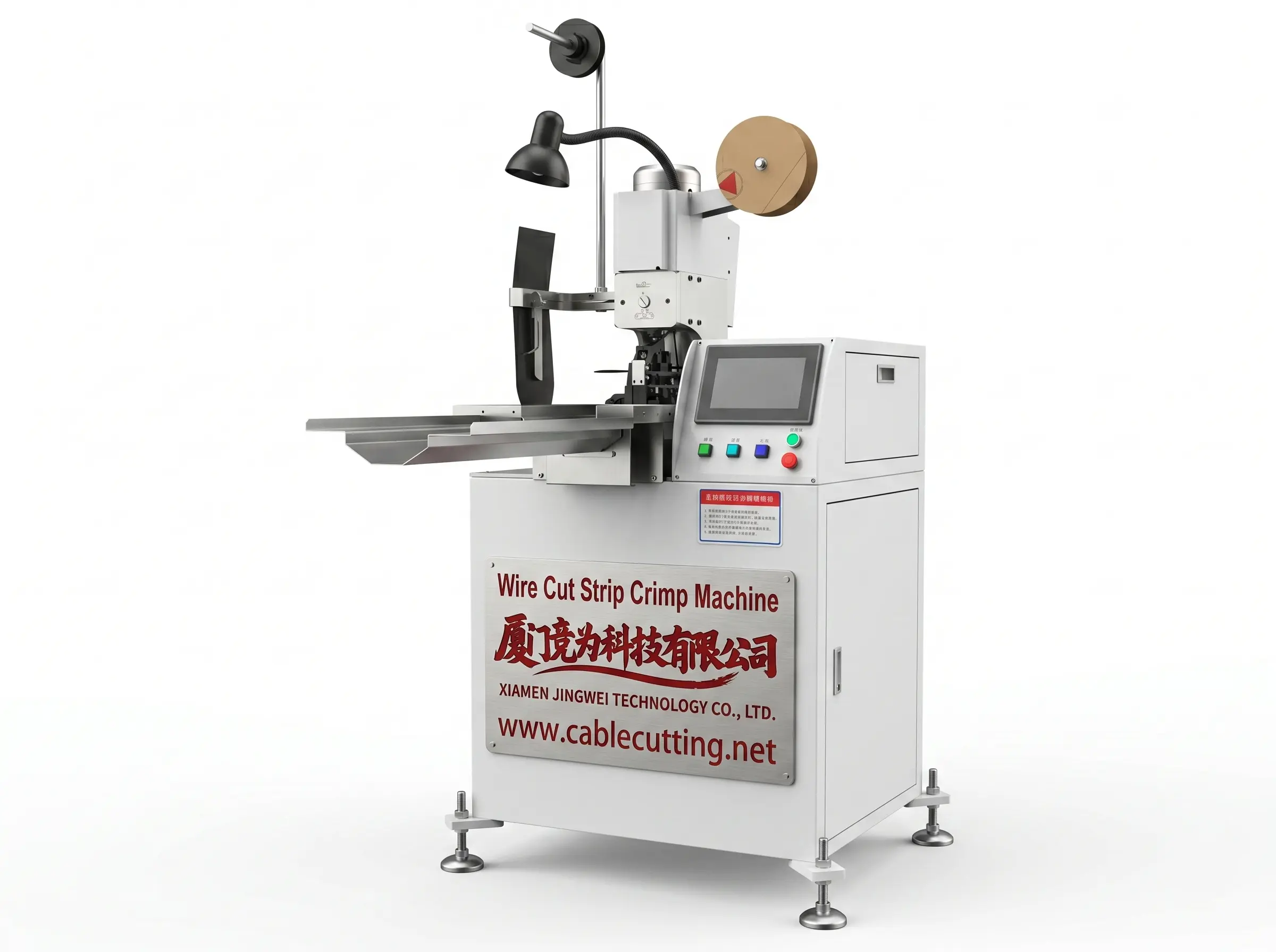 Máquina Automática de Corte, Pelado y Engarzado de Cables WPM-151