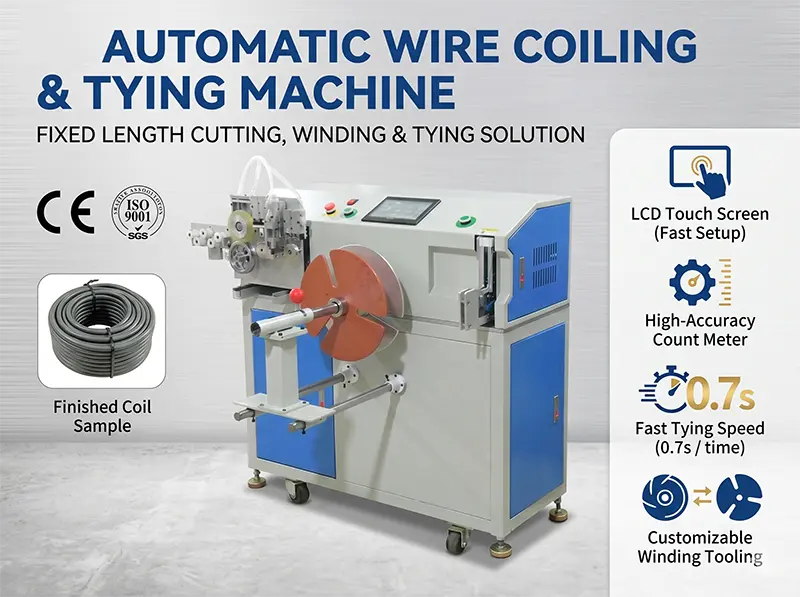 Máquina de Corte y Atado de Cables de Longitud Fija WPM-18-45