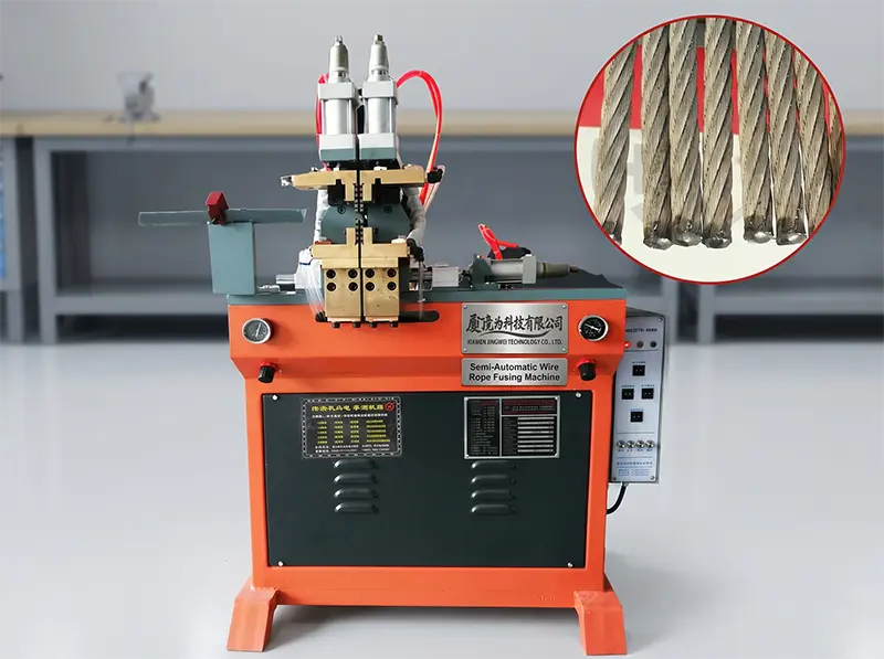 Máquina de Fusión de Cabezas Cónicas para Cable de Acero WPM-CF | JINGWEI