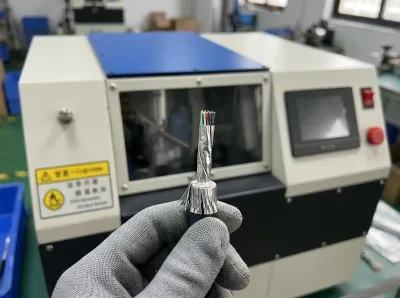Máquina Automática de Cepillado, Plegado y Corte de Blindaje de Cable JW-835 Thumb