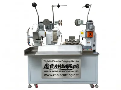 Máquina Automática de Engarce Triple Terminales WPM-189 - Máquina Automática de Crimpado de Cables