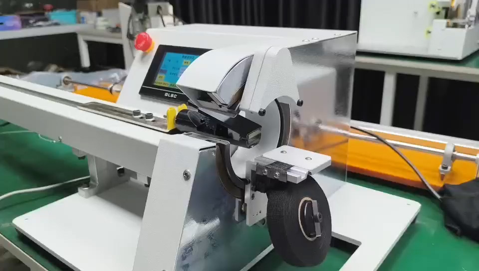 Máquina Envolvedora de Cinta Adhesiva de Longitud Fija - Control Preciso para Uso Específico