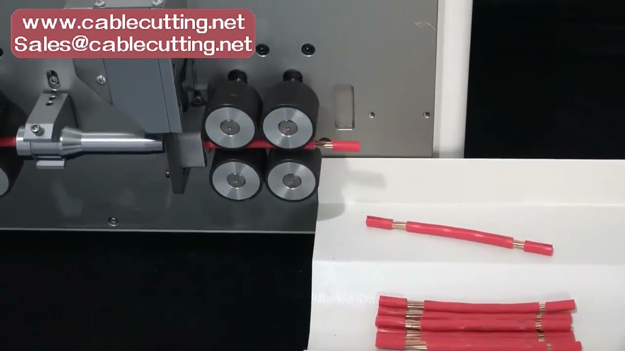 Máquina Pelacables Automática 825/835 con Pantalla Táctil y 8 Ruedas – Corte y Pelado de Cables Eléctricos