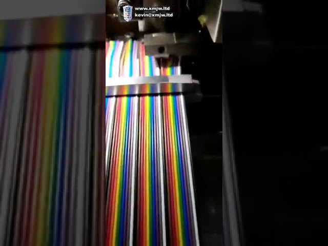 Máquina Semiautomática de Pelado y Crimpado de Cable de Cinta para 20-40 Pines | Eficiente y Precisa