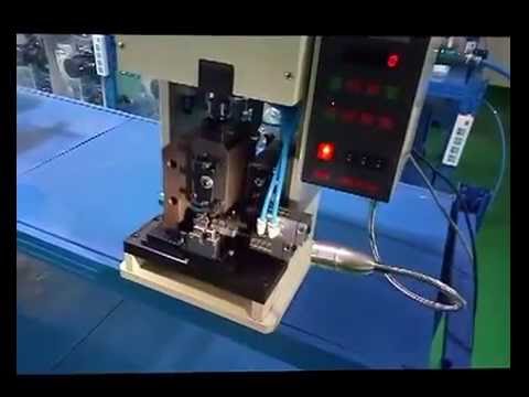 Máquina peladora y crimpadora de terminales con alimentación final WPM-2008A2-E
