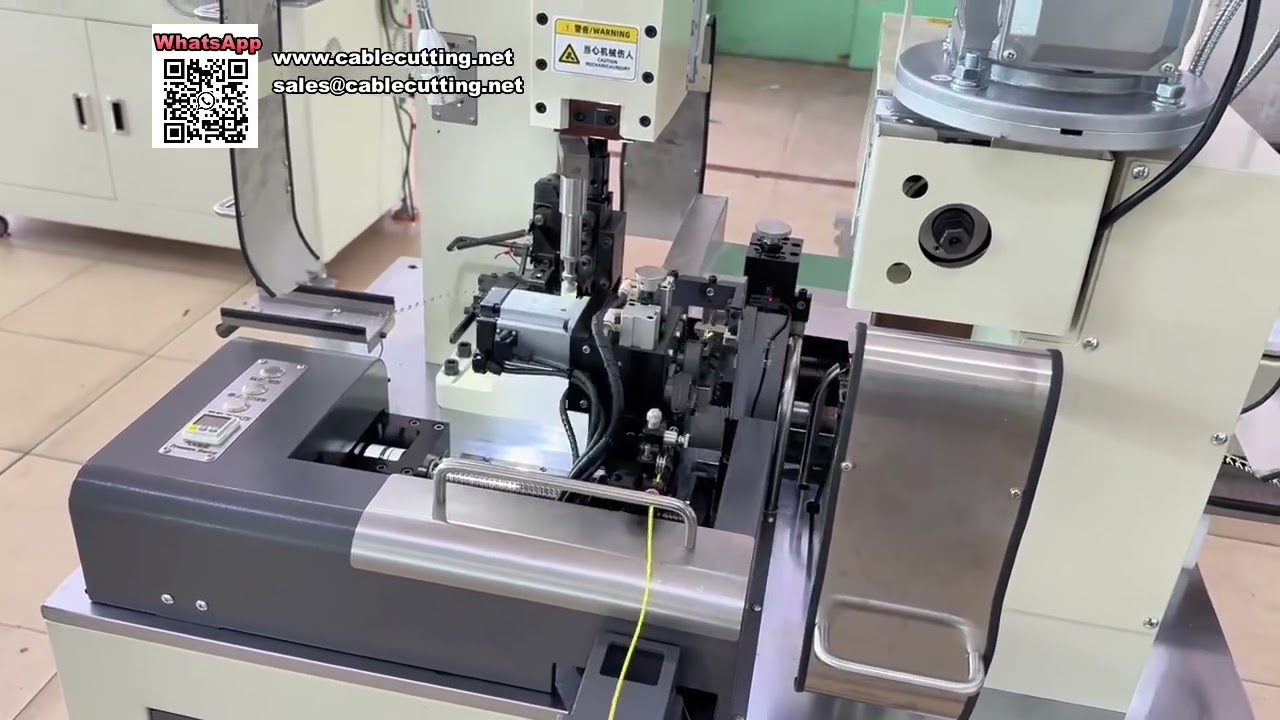 Crimpadora de Terminales Doble Cabezal de Alta Velocidad con Servomotor