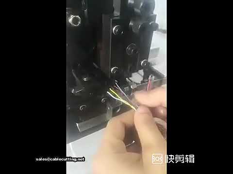 Máquina Automática para Pelar Cables Unipolares y Crimpar Terminales | Fabricante