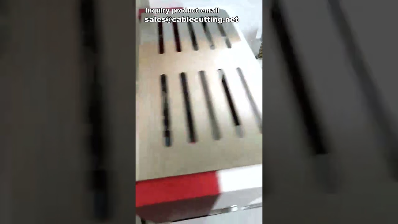 Máquina Cortadora Automática de Tubos de PVC, Cables y Termocontraíbles - Alta Velocidad y Precisión