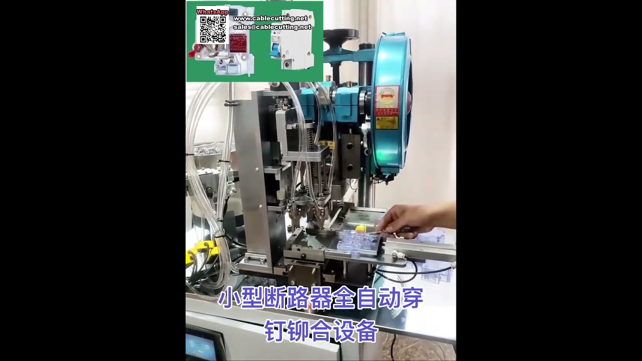 Equipo de remachado totalmente automático para interruptores automáticos y conmutadores miniatura