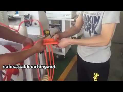 Máquina cortadora automática de tubos corrugados WPM-245