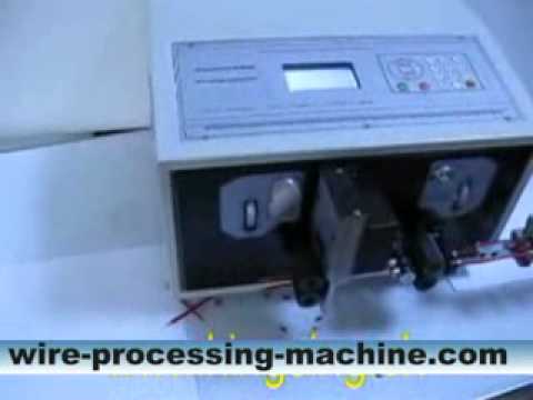 Máquina de Corte y Pelado de Cables Dobles WPM-09F | Procesamiento Automatizado http://www.cablecutting.net/