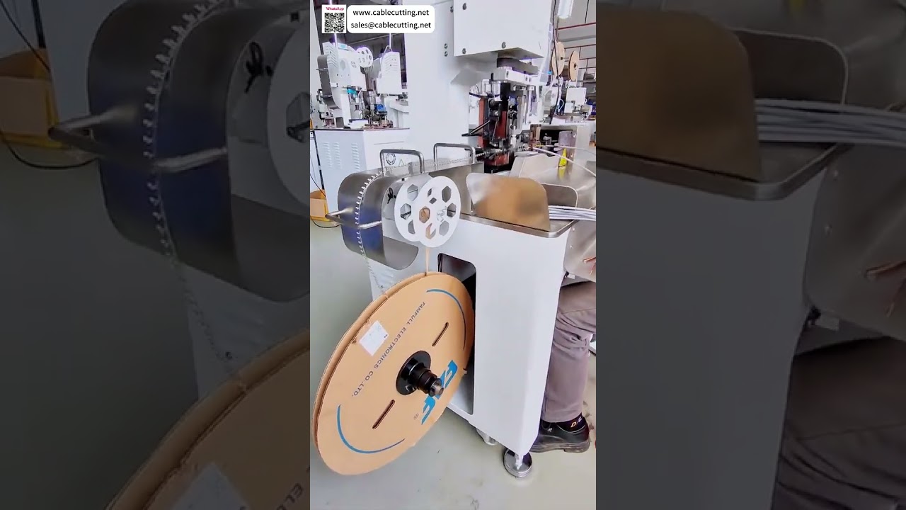 Máquina Automática para Pelar Cables Multipolares y Crimpar Terminales - Equipo de Arneses Eléctricos