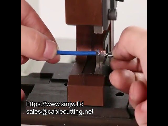 Máquina Crimpadora Automática de Terminales 2t | Certificación CE | Prensadora de Conectores y Lugs para Arnés de Cables