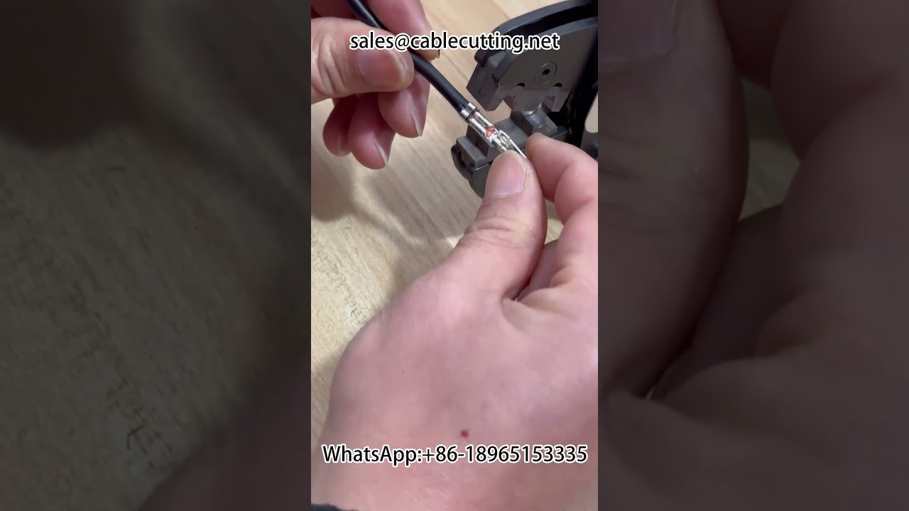 Non-Standard Terminal Crimping Machine for Custom Wire Harness Assembly