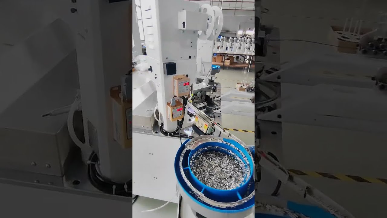 Máquina de Arnés de Compresión a Alta Temperatura para Cables de Alimentación Internos de Electrodomésticos #maquinaria