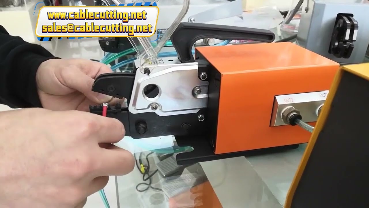 Máquina de crimpado neumática para terminales con envío gratis | Crimpadora semiautomática para ferrules