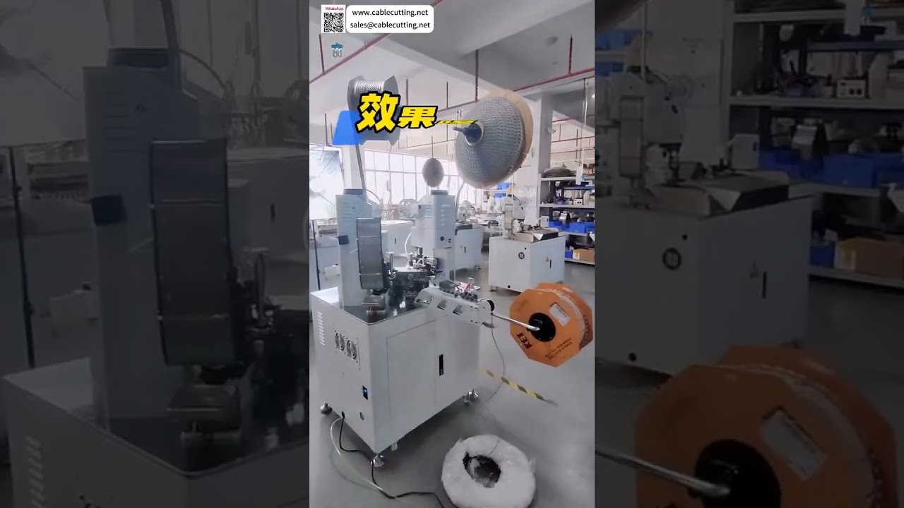 Solución Automática de Volteo de Cables Cortos y Crimpado de Terminales para Ensamblaje de Arneses