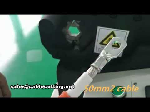 Máquina crimpadora de terminales hexagonales con molde gratuito