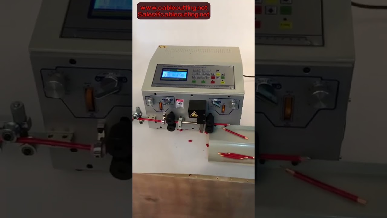 Máquina Pelacables Automática 0.2-25mm² con 4 Ruedas y Pantalla Táctil - Peladora de Cables Industrial