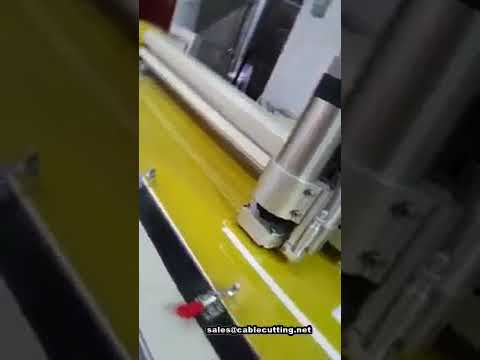 Plotter de cuchilla automático para corte de cinta PVC - Máquina industrial eficiente