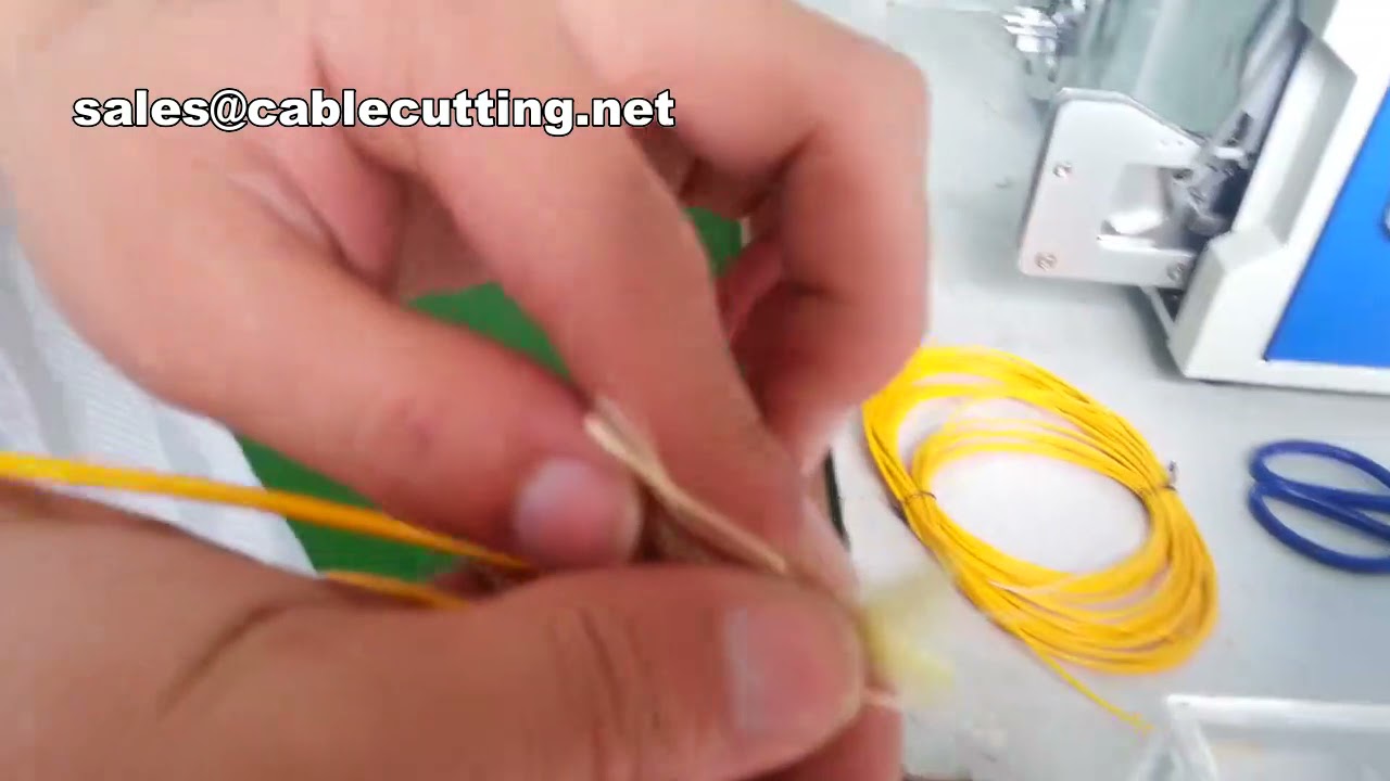 Máquina pelacables para fibra óptica y coaxial | Demostración de pelado de cables