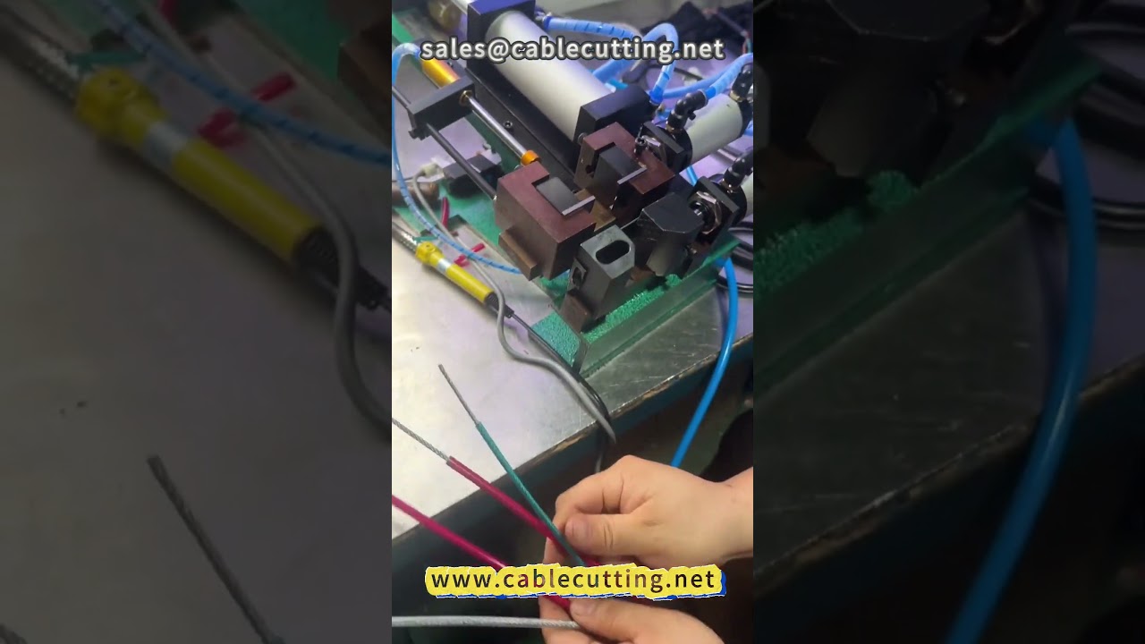 Máquina peladora neumática para cable de acero recubierto de goma 40