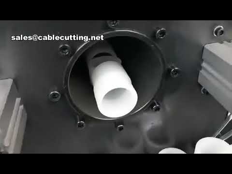 Máquina cortadora de tuberías plásticas de alta precisión | Cortadora automática para tubos PVC, PC, ABC, PP