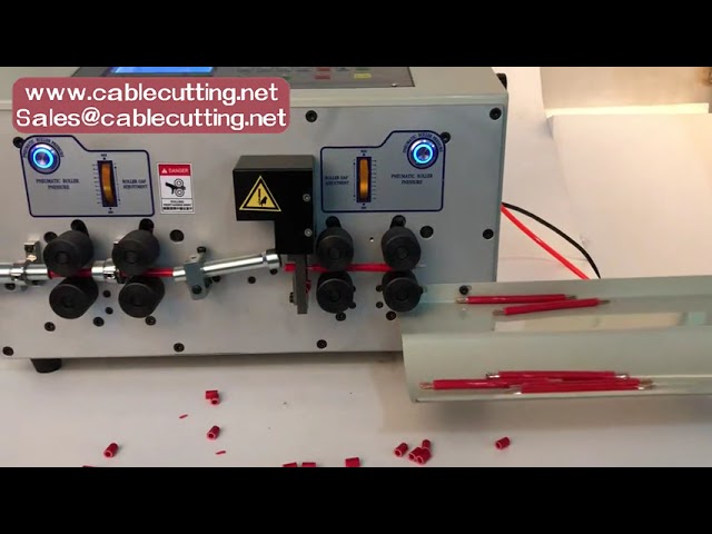 Máquina cortadora y peladora de cable súper grueso de 70mm², procesadora de cables BV y BVR