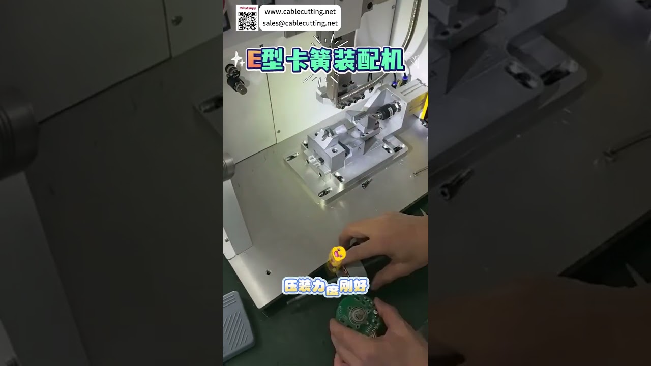 Máquina Automática de Montaje de Circlip Tipo E con Posicionamiento de Alta Precisión para Fábrica de Maquinaria