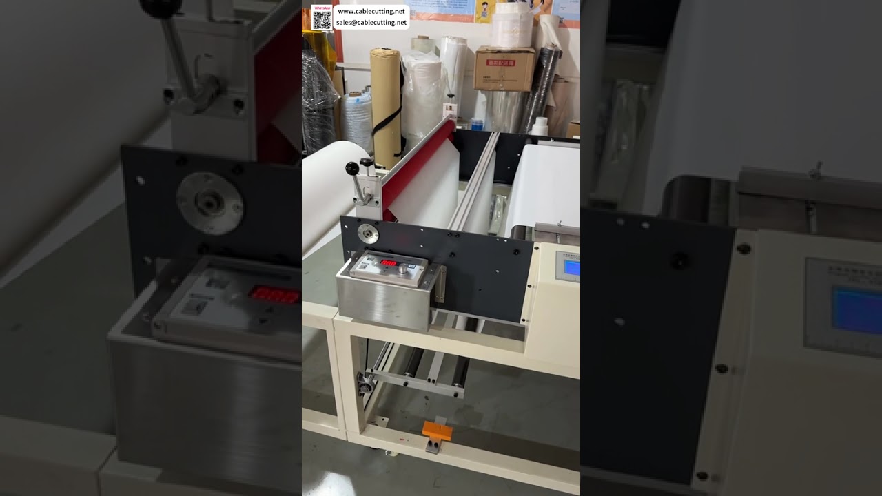Cortadora de Rollo a Hoja Premium para Papel, Plástico y Tela No Tejida - Configuración de Fabricación