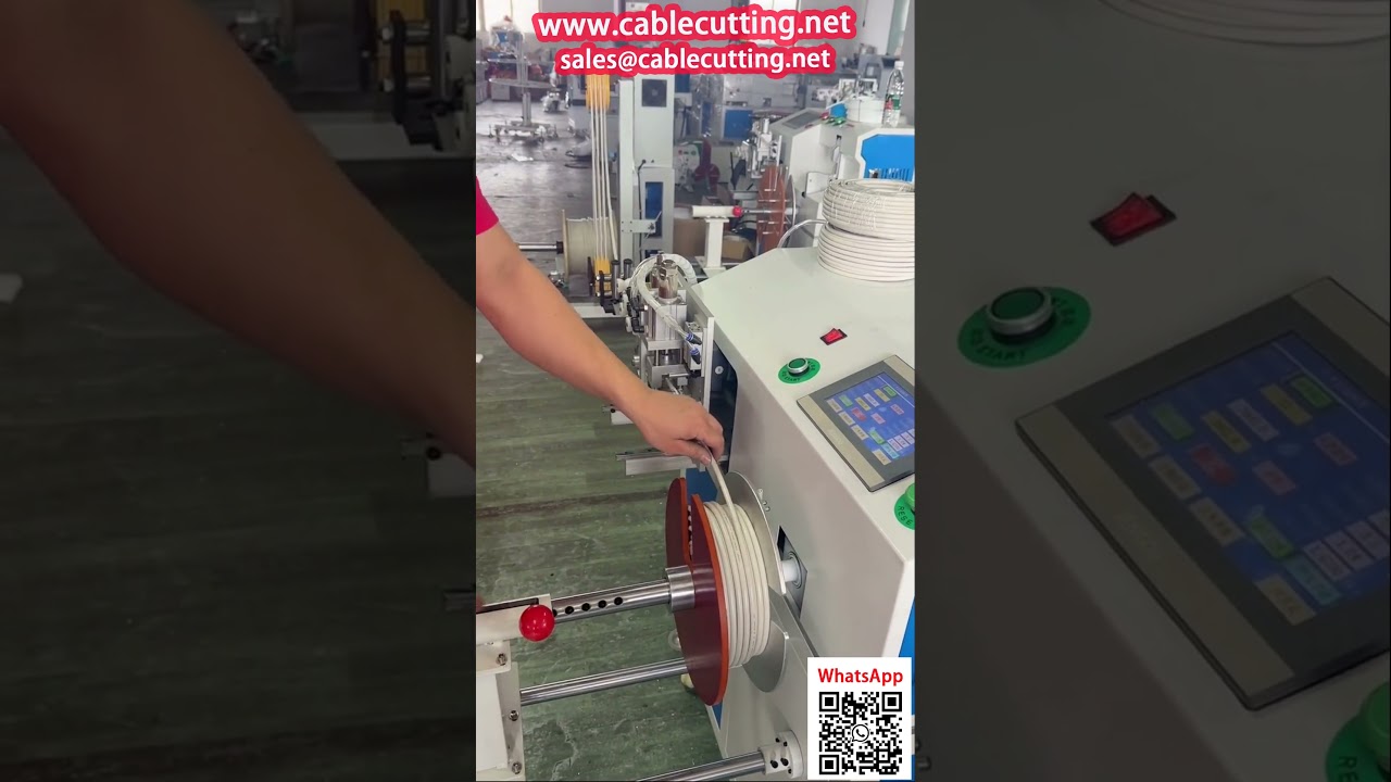 Máquina Rebobinadora y Contadora para Cable Coaxial – División de Bobina Grande a Pequeña