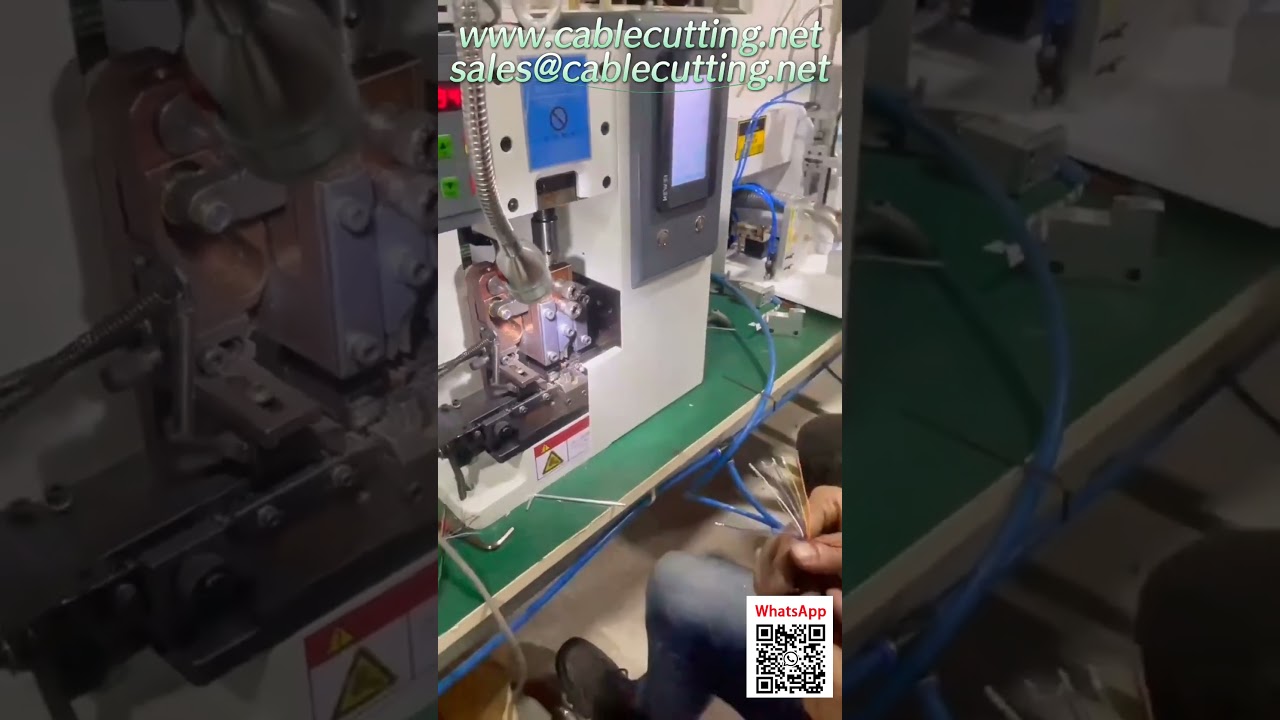 Máquina peladora y crimpadora de cables automática PH2.0 – Corte preciso y operación silenciosa