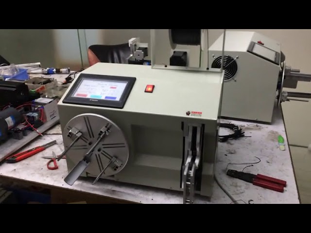 Máquina automática de bobinar y atar cables WPM 212 | Equipo industrial eficiente