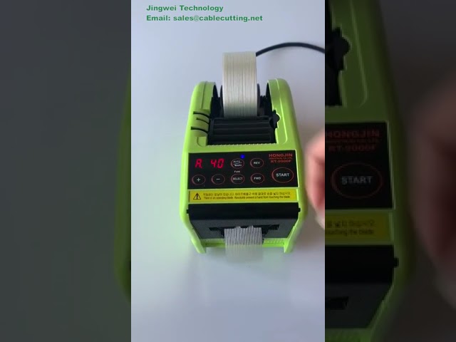 Dispensador de cinta automático industrial con función de plegado para el mercado
