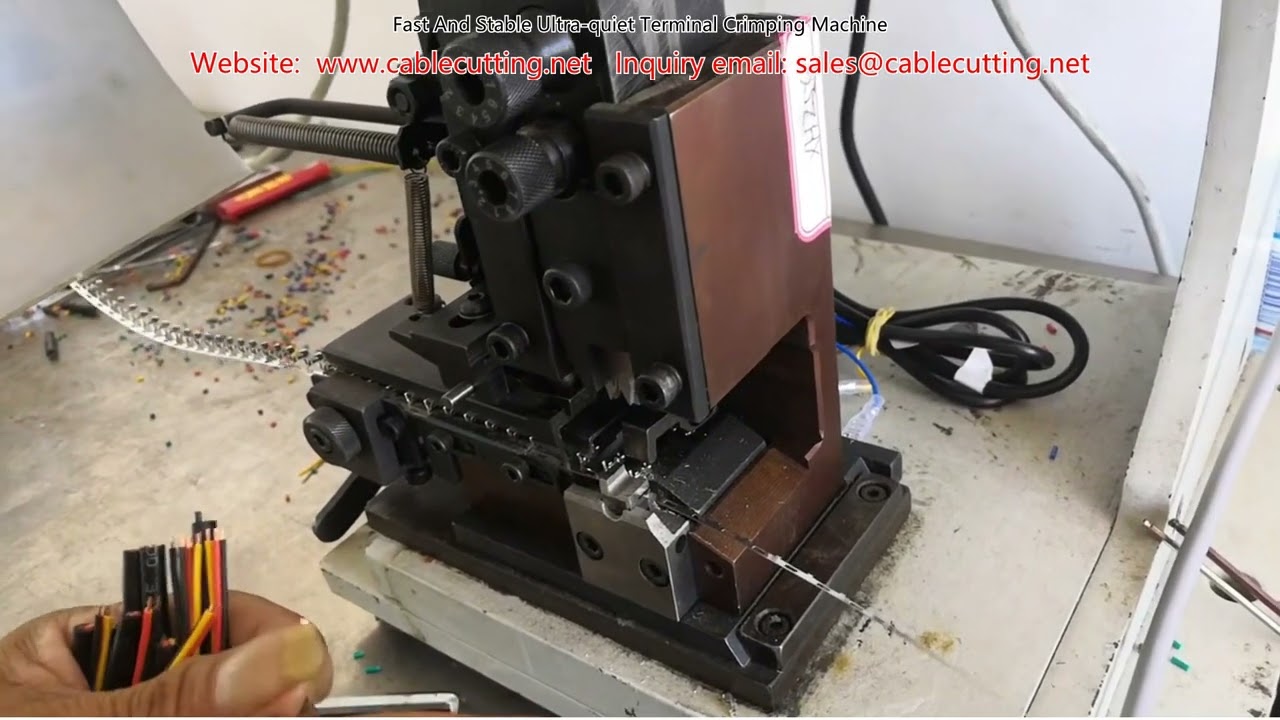 Fast and Stable Ultra-Quiet Terminal Crimping Machine
