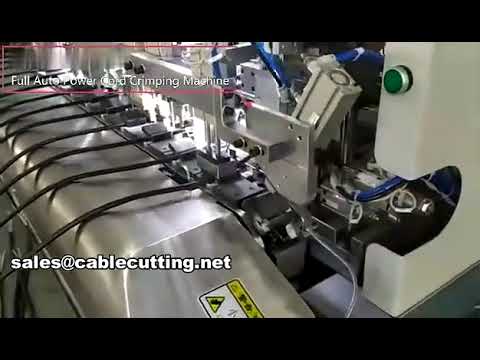 Máquina automática para cortar, pelar y crimpar cables de alimentación US/EU WPM-3600A
