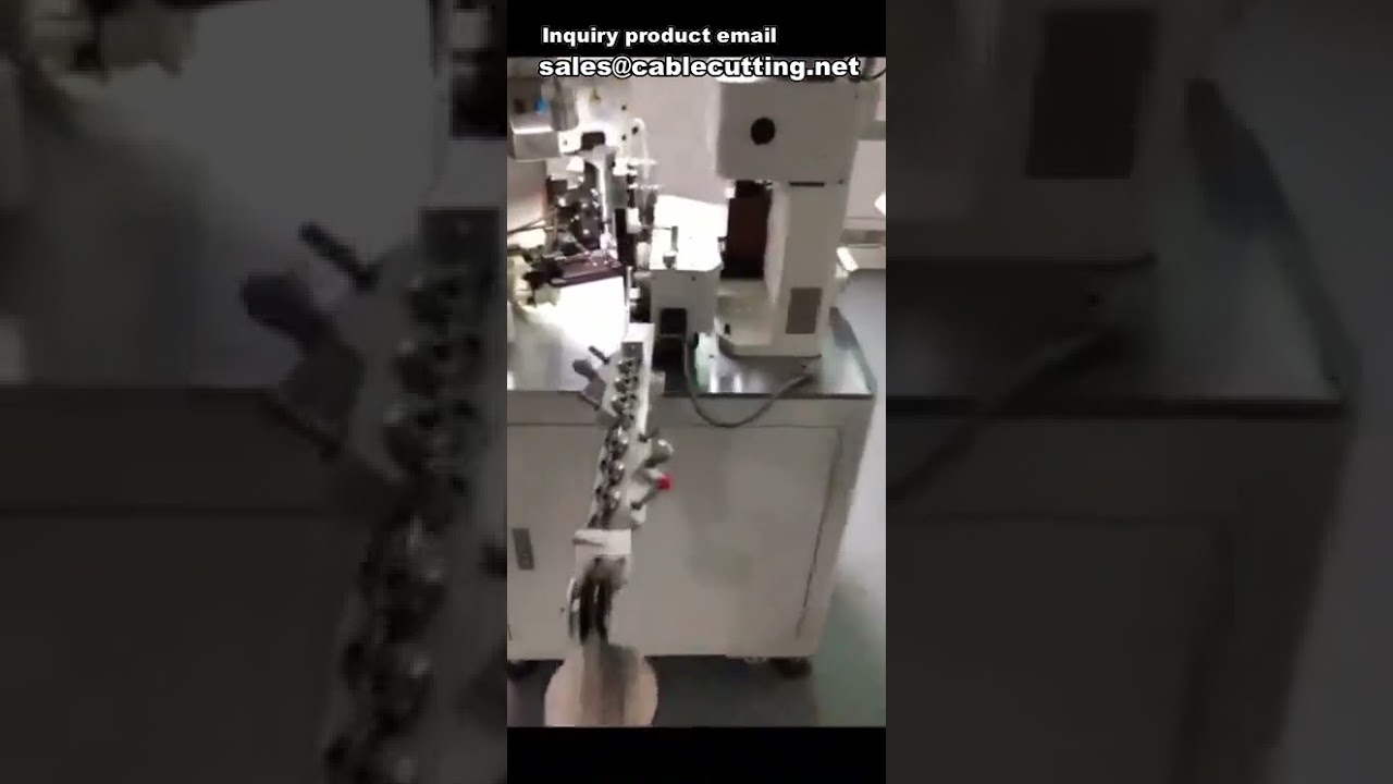 Equipo automático de crimpado de doble extremo para cables, crimpadora continua de terminales