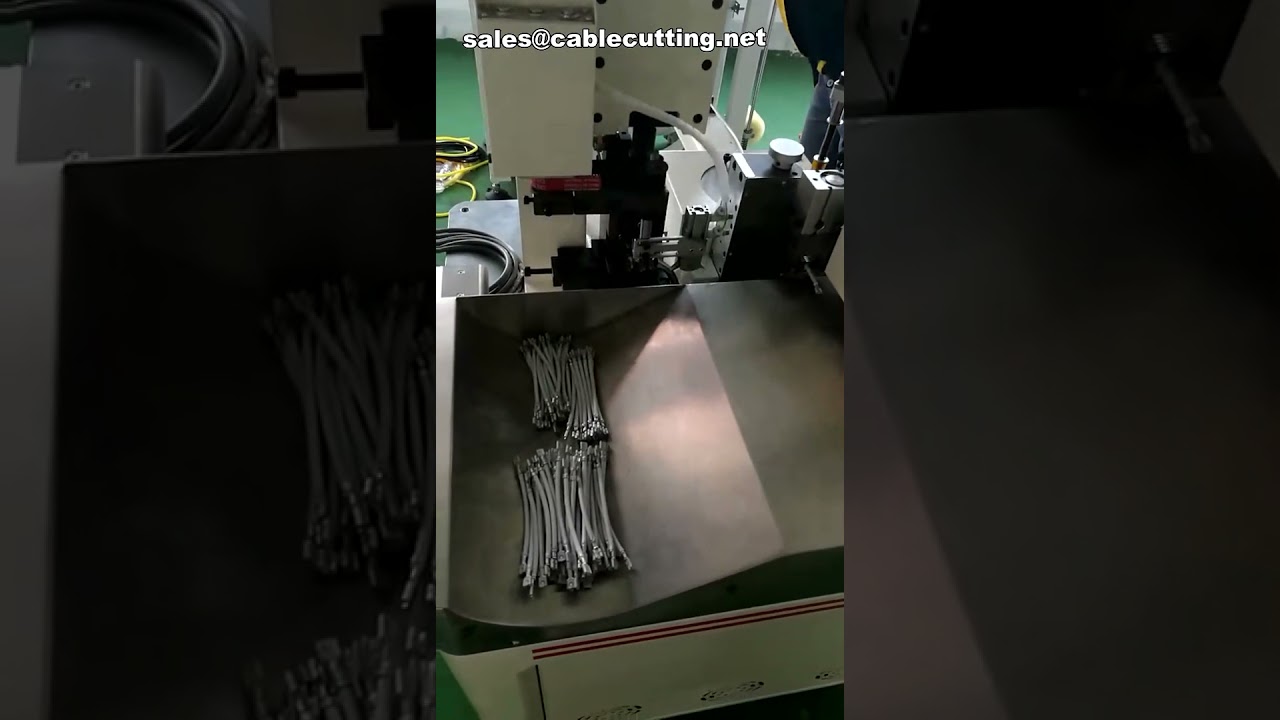 Máquina Automática de Prensado y Crimpado de Terminales Eléctricos y Cables Planos - Alta Eficiencia