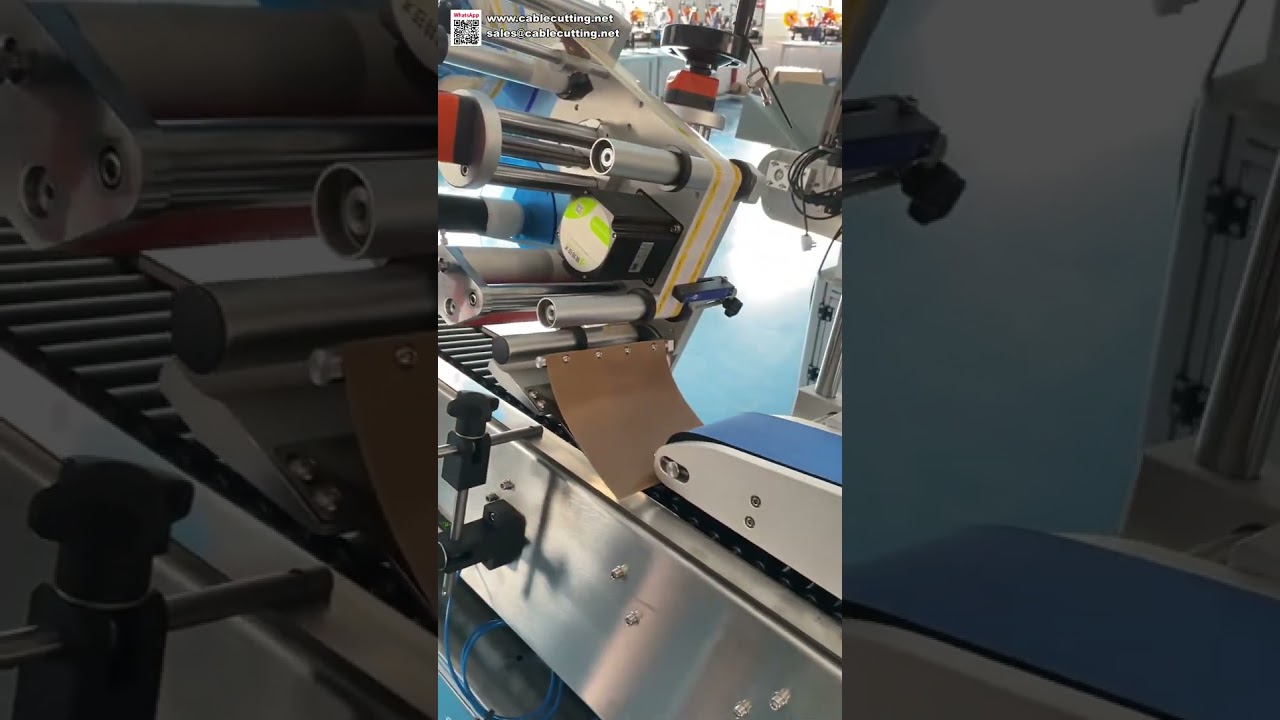 Máquina Etiquetadora Horizontal para Botellas Redondas | Aplicador Automático de Etiquetas para Ampollas y Viales