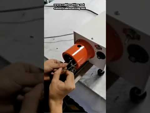 Máquina Semiautomática de Pelar y Trenzar Cables 30W, 3-45mm, Calibre 26-10AWG, Multihilo
