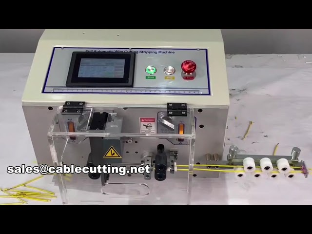Máquina automática de corte y pelado de cables con pantalla táctil para 0.1-6mm² - WPM-SDBS
