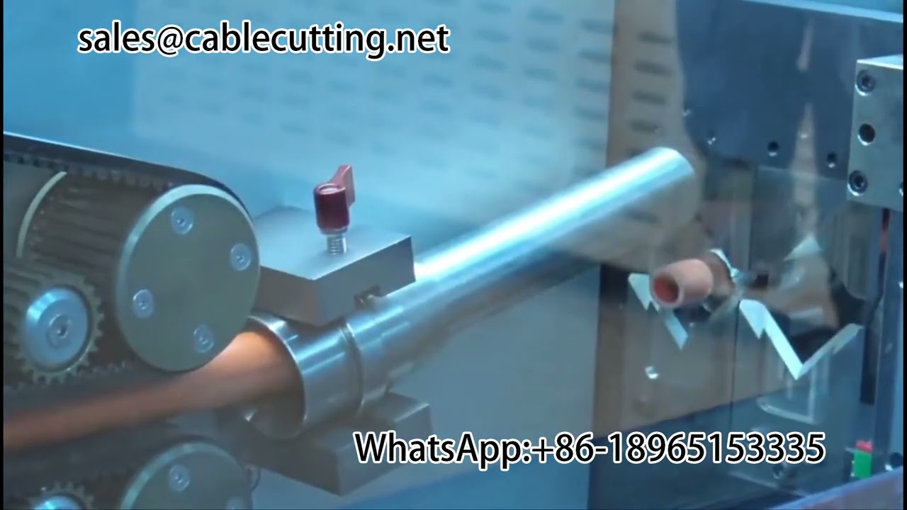 Máquina pelacables automática con cuchilla rotativa | Equipo de automatización y arneses