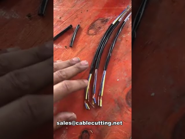 Máquina Automática de Corte y Pelado de Cables con Vaina WPM-30HT
