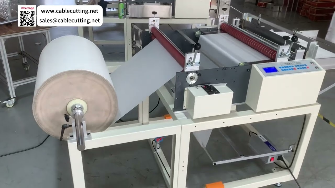 Cortadora Automática de Hojas Estable y Suave – Máquina de Corte de Papel en Rollo y Procesamiento Industrial