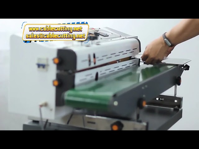 Máquina de sellado inflable continuo con sistema de inyección de nitrógeno