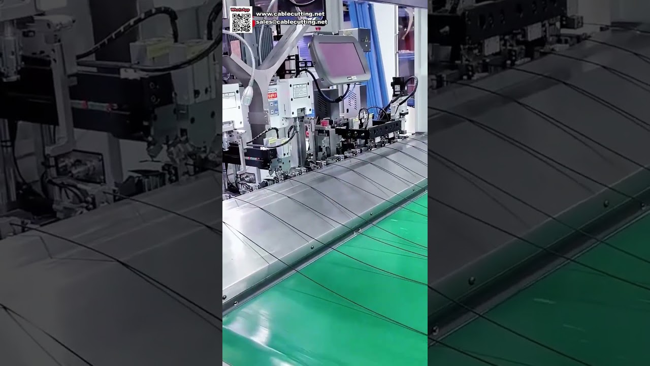 Máquina de crimpado automático de terminales de alta eficiencia para procesamiento de cables extralargos