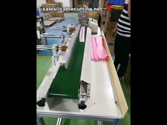 Cortadora Automática de Cintas de Poliéster - Máquina Eléctrica para Corte de Cintas Industriales