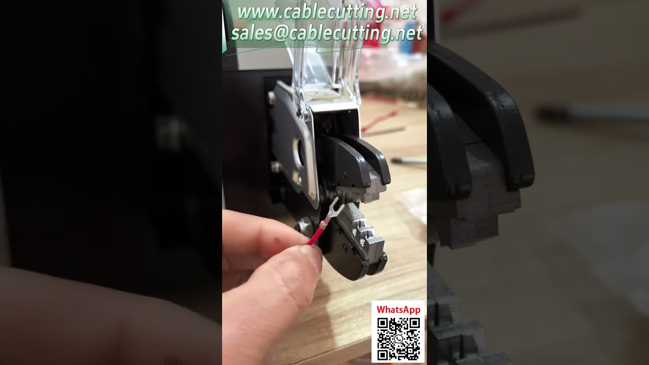 Máquina de engarce eléctrica para terminales | Prueba de engarce de orejetas de tierra 1.5 toneladas 0.25-16 mm² #engarce
